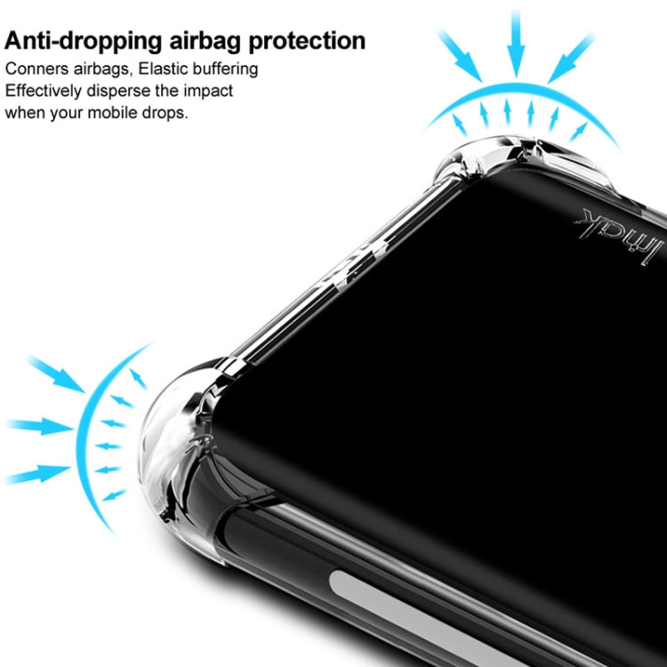 For Galaxy A90 5G IMAK All-inclusive Shockproof Airbag TPU Case, with Screen Protector