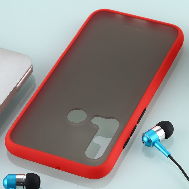 For Huawei Nova 5i Skin Hand Feeling Series Anti-fall Frosted PC+ TPU Case