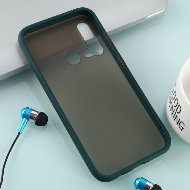 For Huawei Nova 5i Skin Hand Feeling Series Anti-fall Frosted PC+ TPU Case