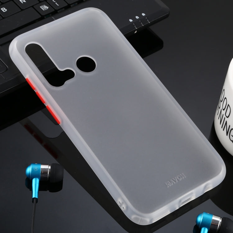 For Huawei Nova 5i Skin Hand Feeling Series Anti-fall Frosted PC+ TPU Case