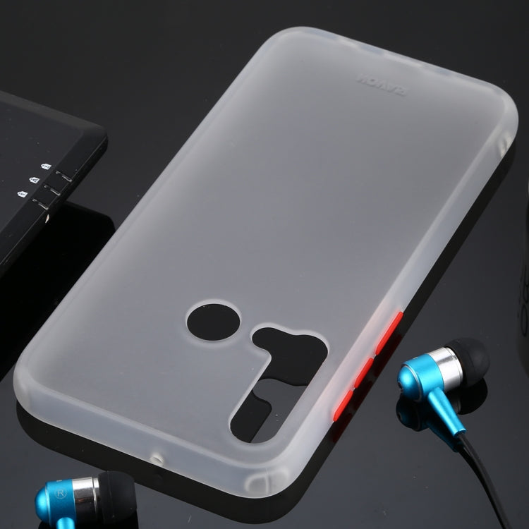 For Huawei Nova 5i Skin Hand Feeling Series Anti-fall Frosted PC+ TPU Case