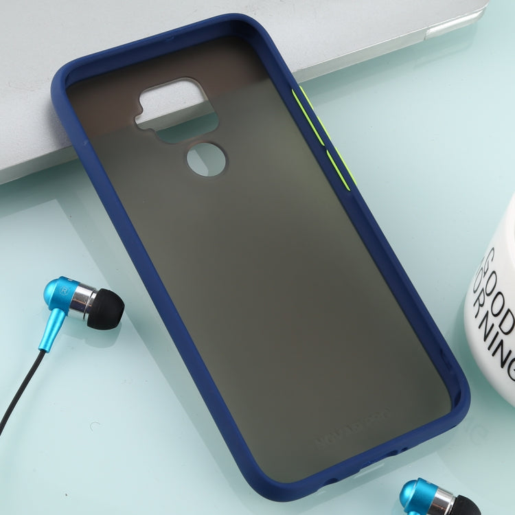 For Huawei Nova 5i Pro Skin Hand Feeling Series Anti-fall Frosted PC+ TPU Case