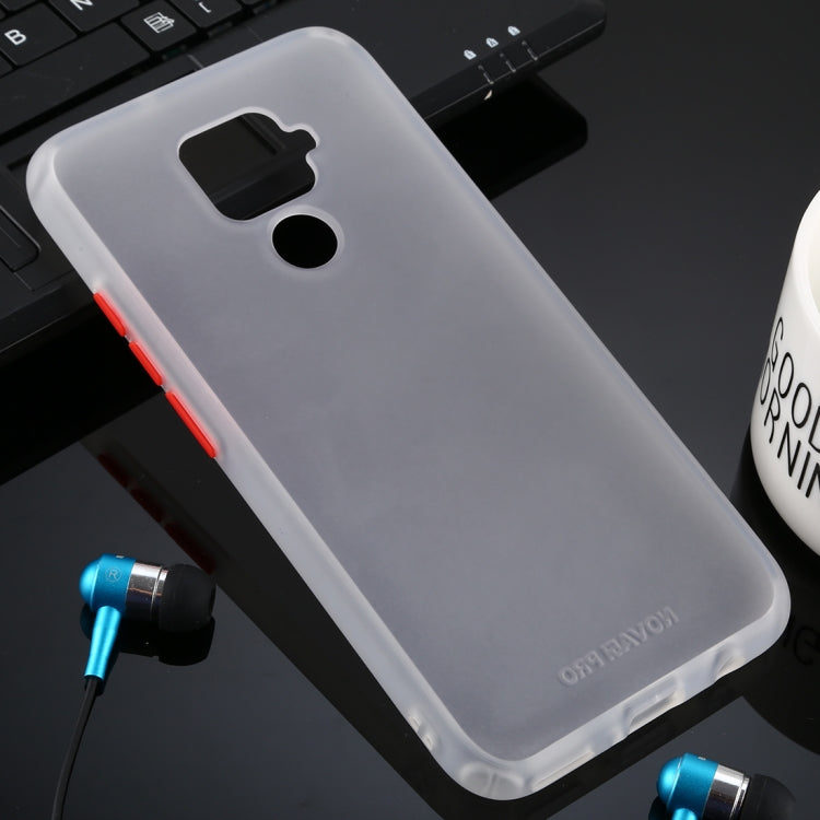 For Huawei Nova 5i Pro Skin Hand Feeling Series Anti-fall Frosted PC+ TPU Case