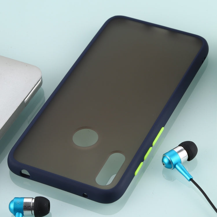 For Huawei Y7 (2019) Skin Hand Feeling Series Anti-fall Frosted PC+ TPU Case