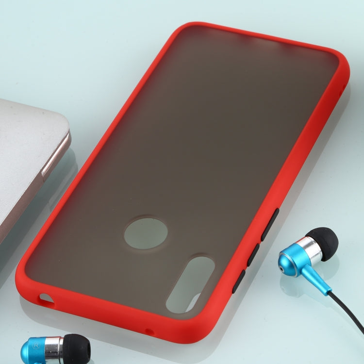 For Huawei Y7 (2019) Skin Hand Feeling Series Anti-fall Frosted PC+ TPU Case