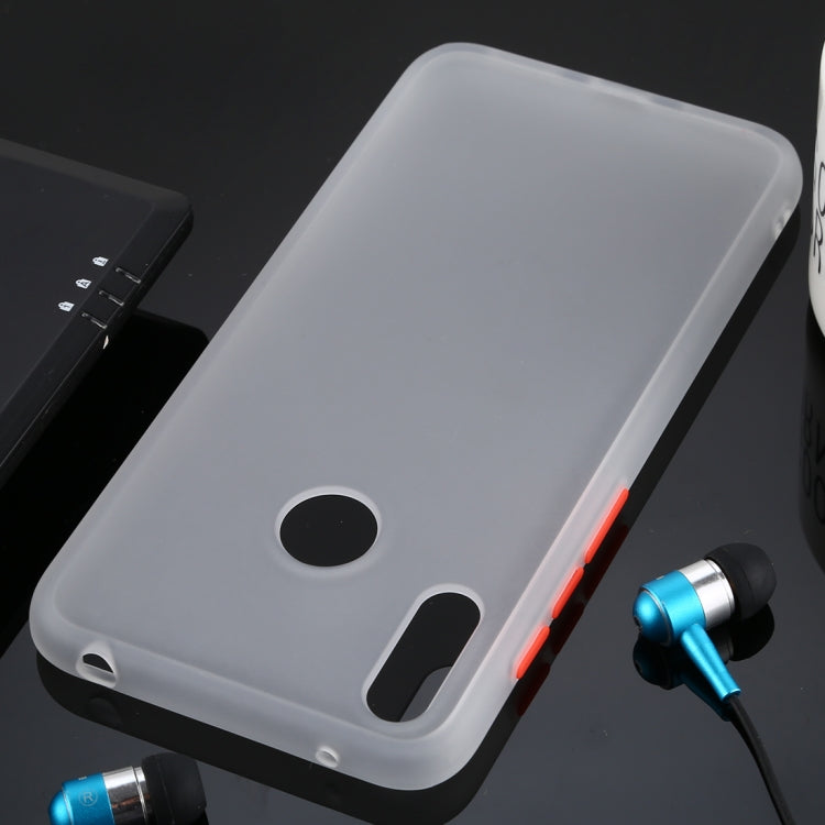 For Huawei Y7 (2019) Skin Hand Feeling Series Anti-fall Frosted PC+ TPU Case