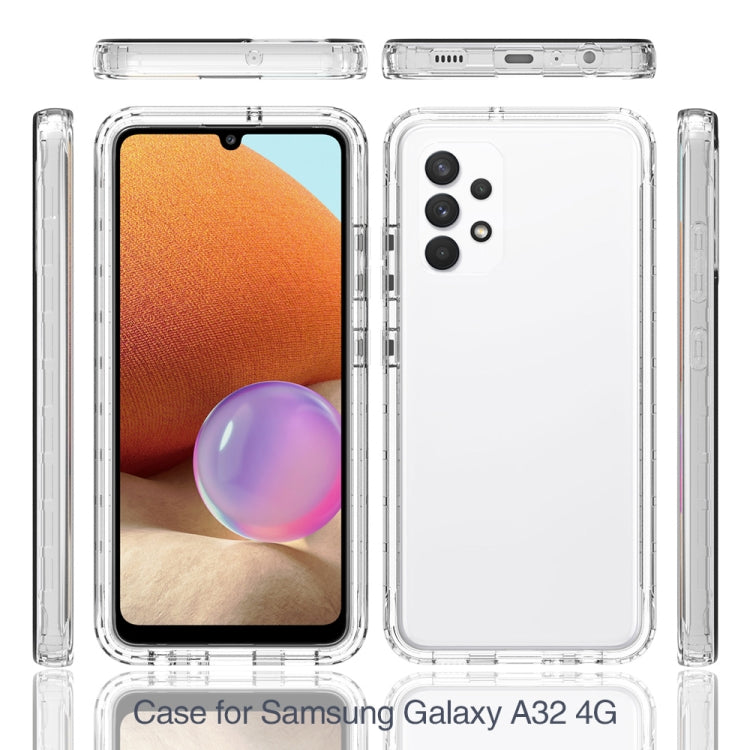 For Samsung Galaxy A32 4G High Transparency Two-color Gradual Change PC+TPU Phone Case