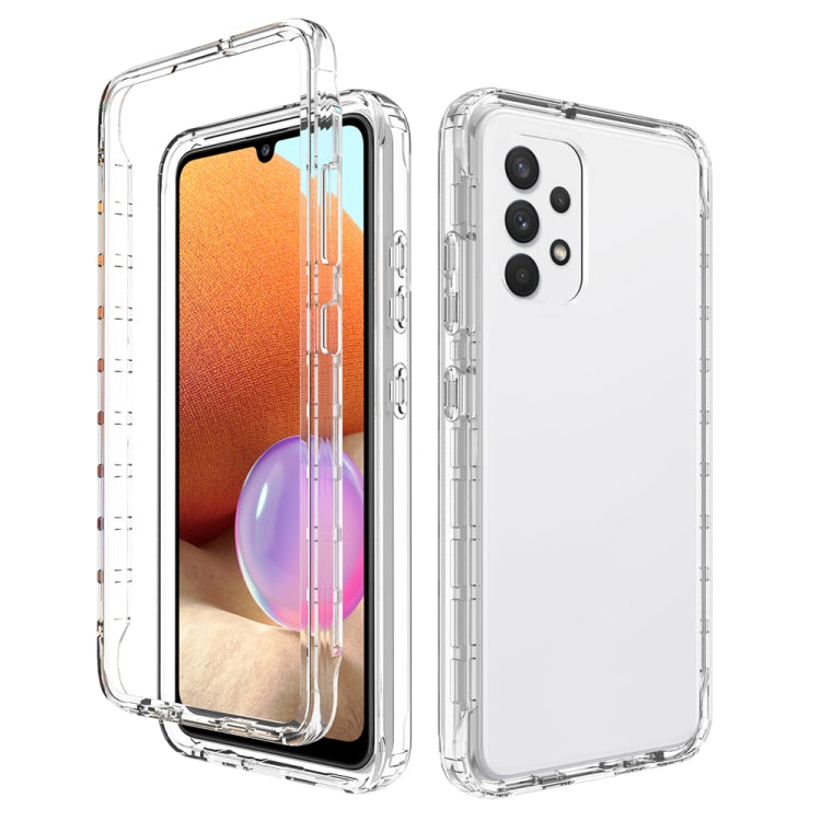 For Samsung Galaxy A32 4G High Transparency Two-color Gradual Change PC+TPU Phone Case