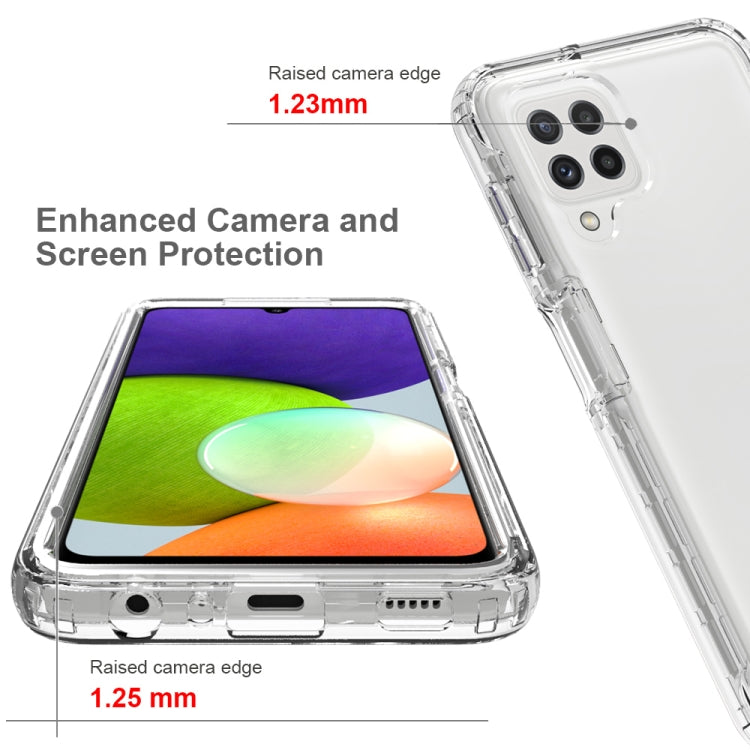 For Samsung Galaxy A22 4G High Transparency Two-color Gradual Change PC+TPU Phone Case