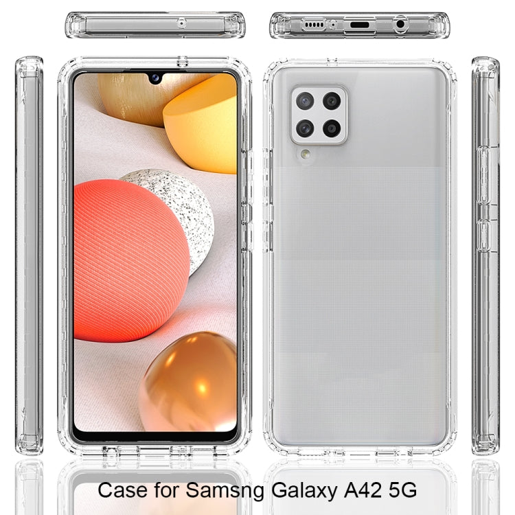 For Samsung Galaxy A42 5G High Transparency Two-color Gradual Change PC+TPU Phone Case