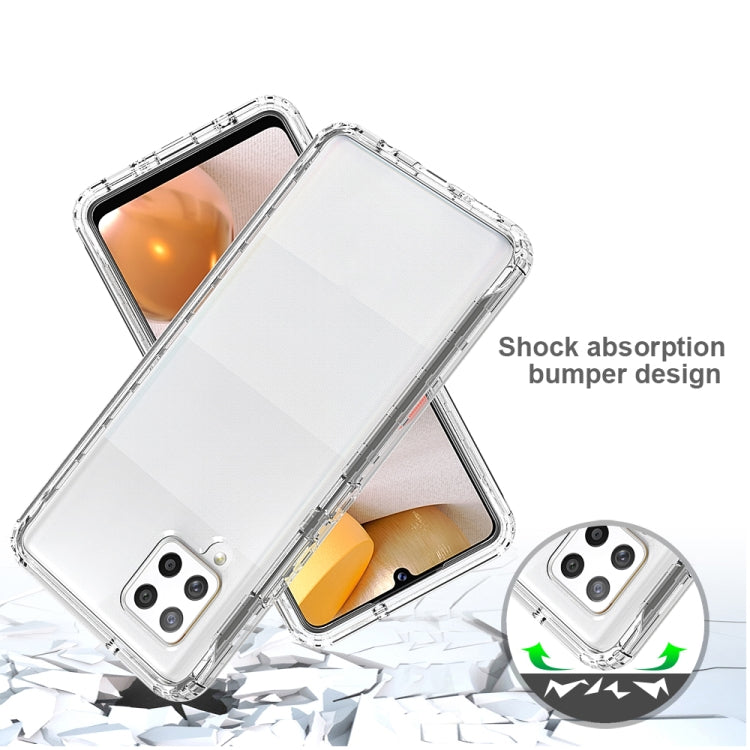 For Samsung Galaxy A42 5G High Transparency Two-color Gradual Change PC+TPU Phone Case