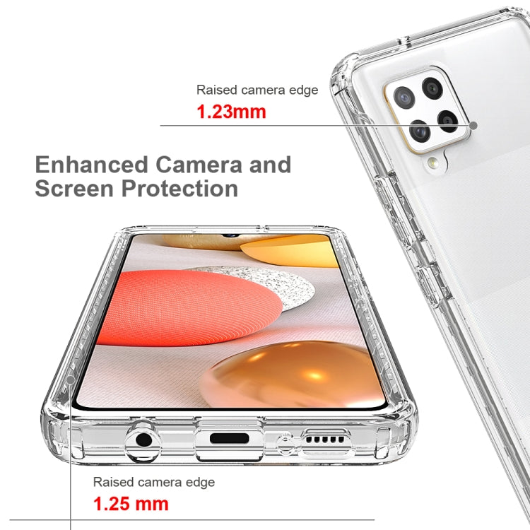 For Samsung Galaxy A42 5G High Transparency Two-color Gradual Change PC+TPU Phone Case