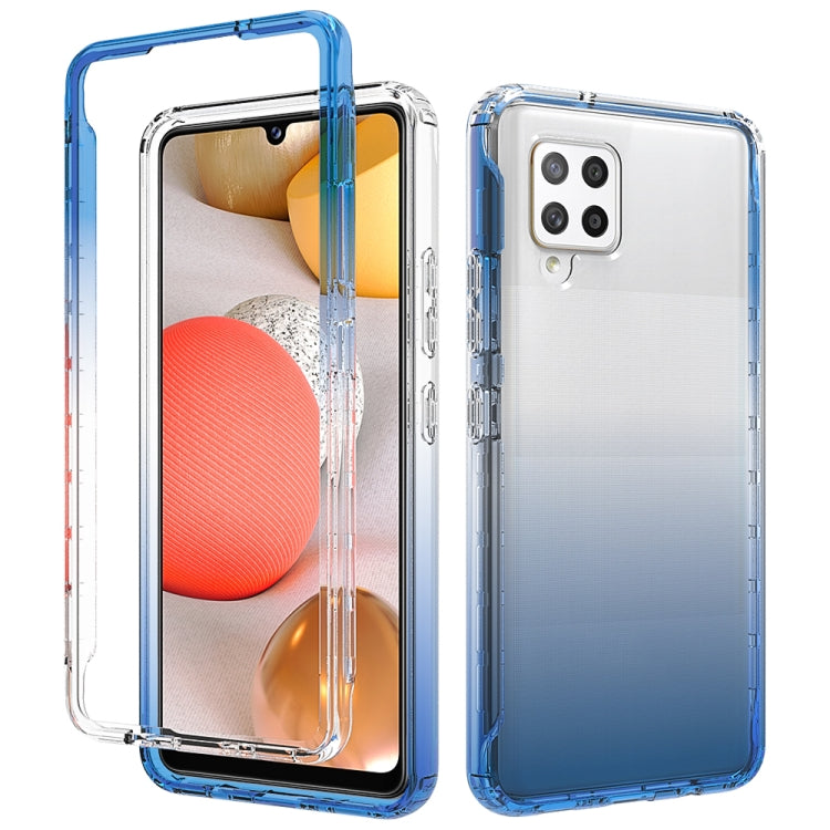For Samsung Galaxy A42 5G High Transparency Two-color Gradual Change PC+TPU Phone Case