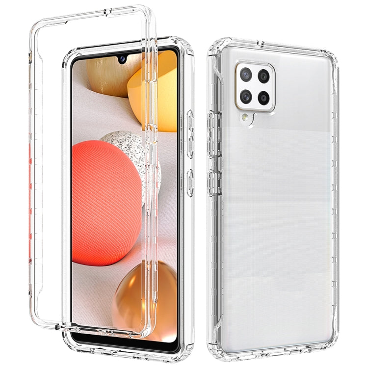 For Samsung Galaxy A42 5G High Transparency Two-color Gradual Change PC+TPU Phone Case