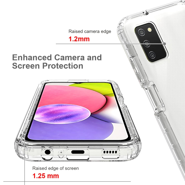 For Samsung Galaxy A03s 166mm High Transparency Two-color Gradual Change PC+TPU Phone Case
