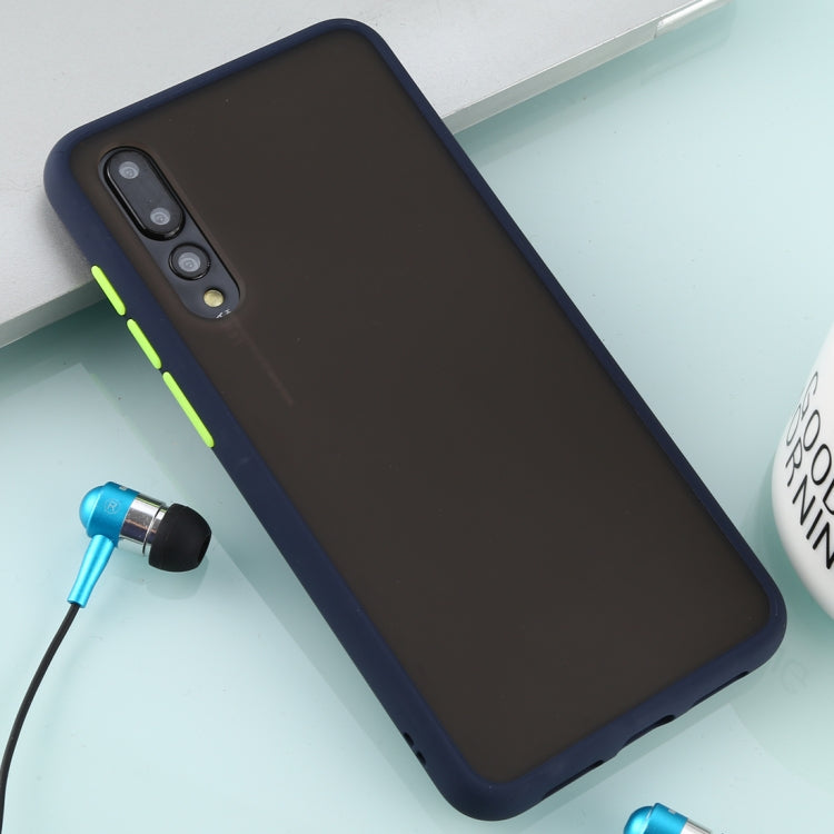 For Huawei P20 Pro Skin Hand Feeling Series Anti-fall Frosted PC+ TPU Case