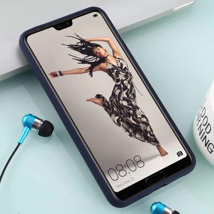 For Huawei P20 Pro Skin Hand Feeling Series Anti-fall Frosted PC+ TPU Case