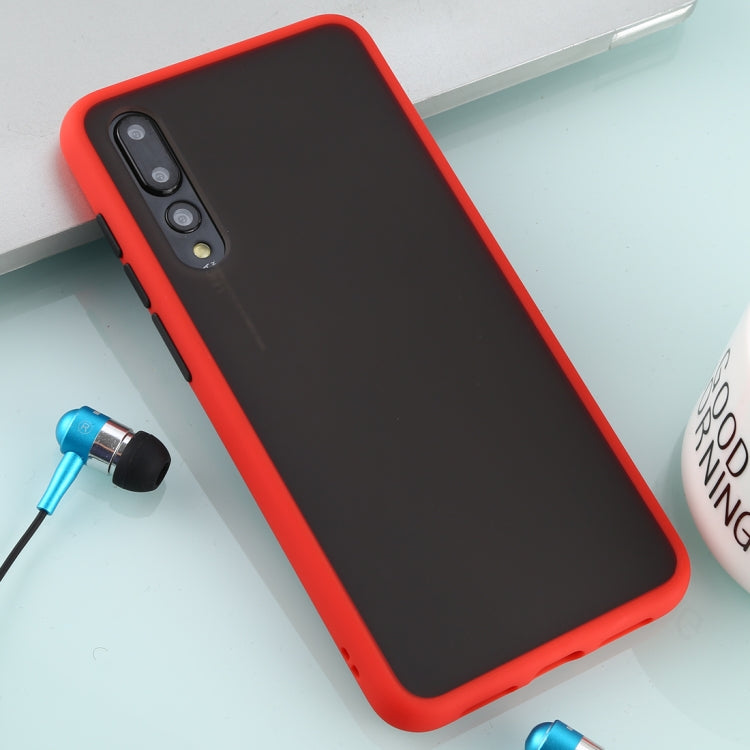 For Huawei P20 Pro Skin Hand Feeling Series Anti-fall Frosted PC+ TPU Case