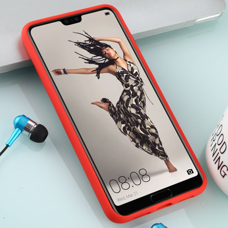 For Huawei P20 Pro Skin Hand Feeling Series Anti-fall Frosted PC+ TPU Case