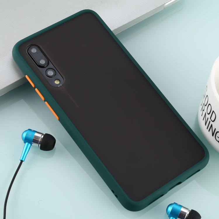 For Huawei P20 Pro Skin Hand Feeling Series Anti-fall Frosted PC+ TPU Case