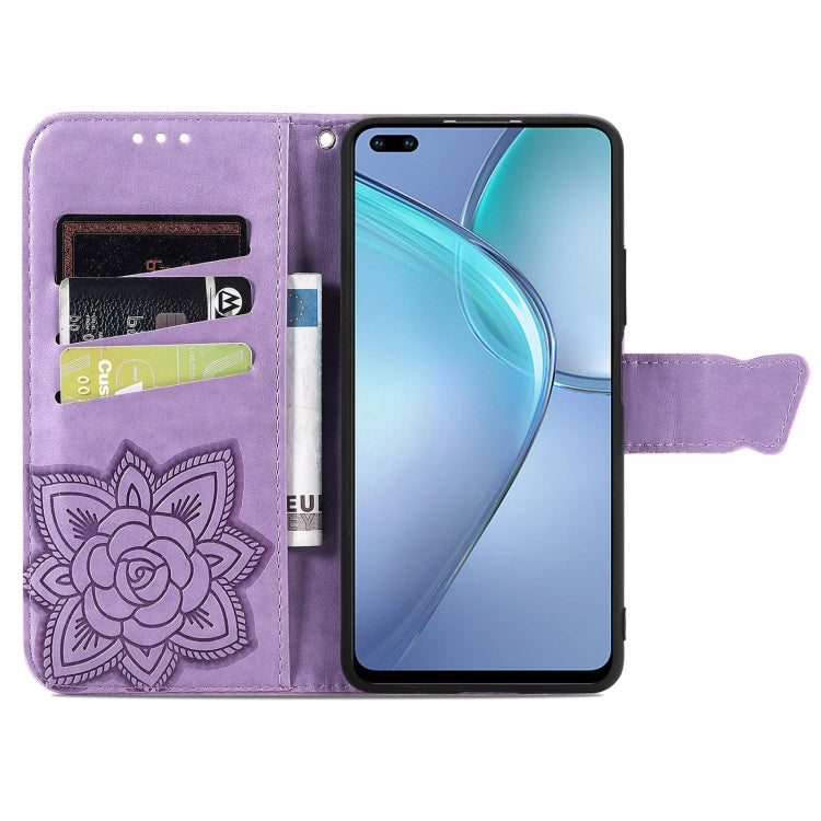 For Infinix Zero 8 Butterfly Love Flowers Embossed Horizontal Flip Leather Case with Holder & Card Slots & Wallet & Lanyard