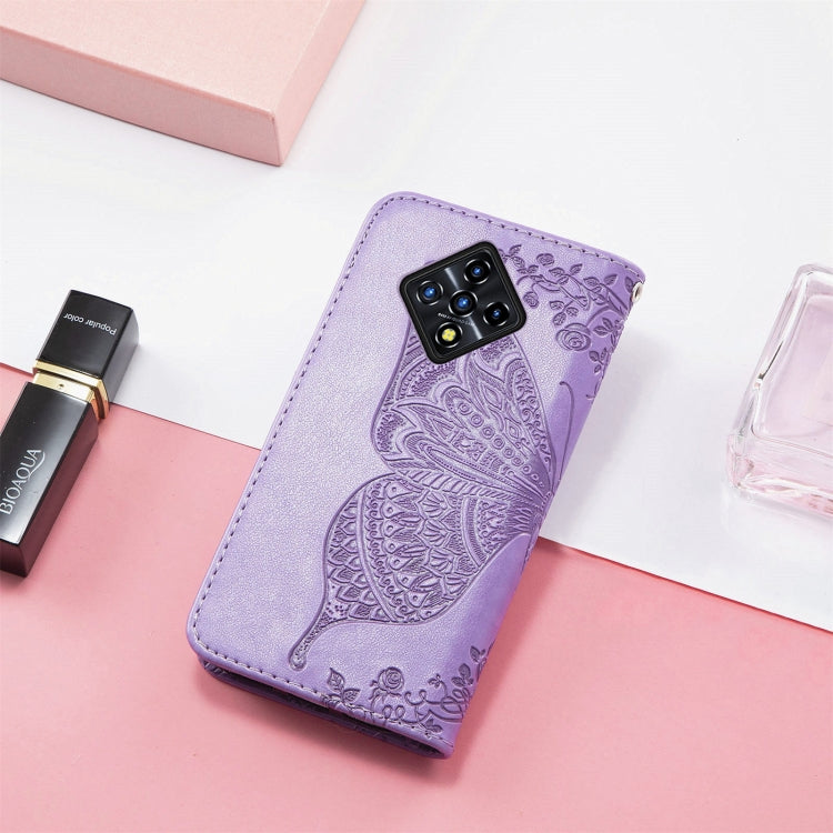 For Infinix Zero 8 Butterfly Love Flowers Embossed Horizontal Flip Leather Case with Holder & Card Slots & Wallet & Lanyard