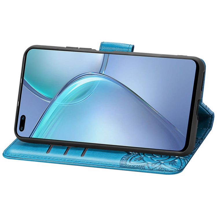 For Infinix Zero 8 Butterfly Love Flowers Embossed Horizontal Flip Leather Case with Holder & Card Slots & Wallet & Lanyard
