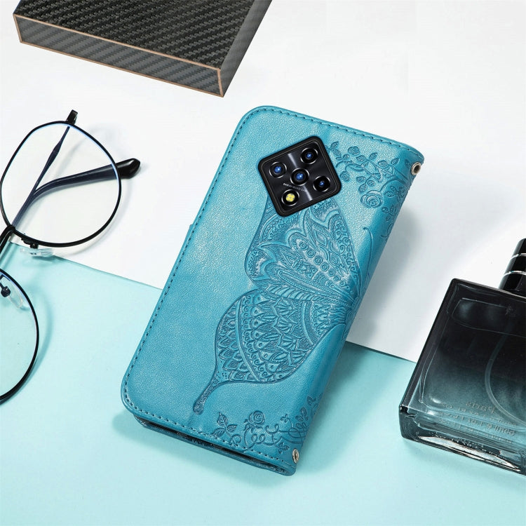 For Infinix Zero 8 Butterfly Love Flowers Embossed Horizontal Flip Leather Case with Holder & Card Slots & Wallet & Lanyard