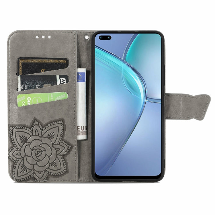 For Infinix Zero 8 Butterfly Love Flowers Embossed Horizontal Flip Leather Case with Holder & Card Slots & Wallet & Lanyard