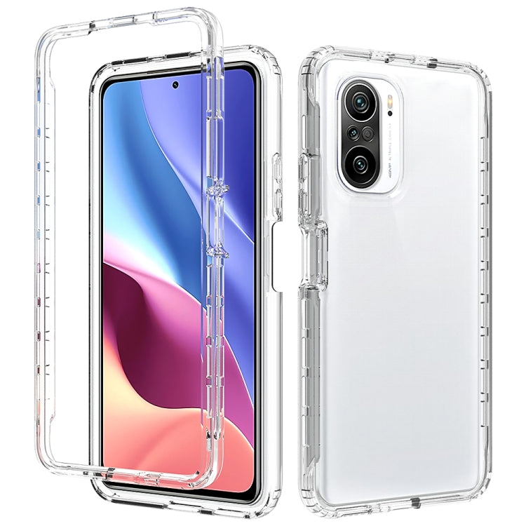 For Xiaomi Redmi K40 High Transparency Two-color Gradual Change PC+TPU Phone Case