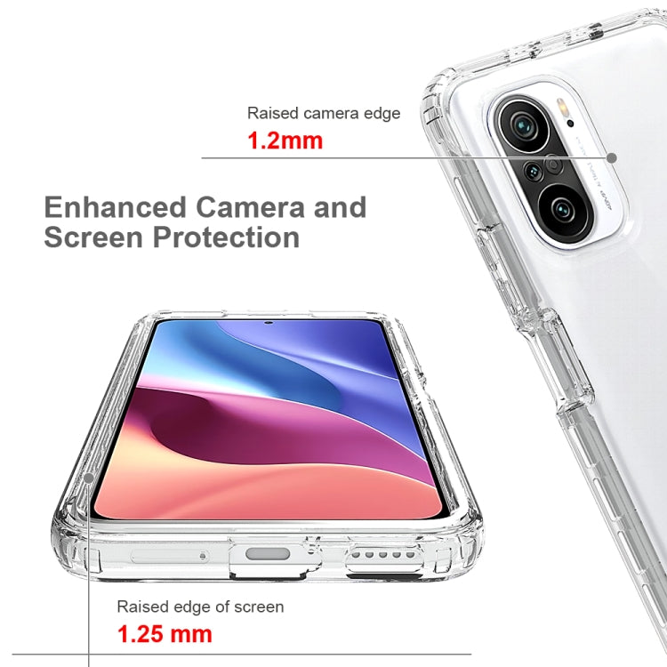 For Xiaomi Redmi K40 High Transparency Two-color Gradual Change PC+TPU Phone Case