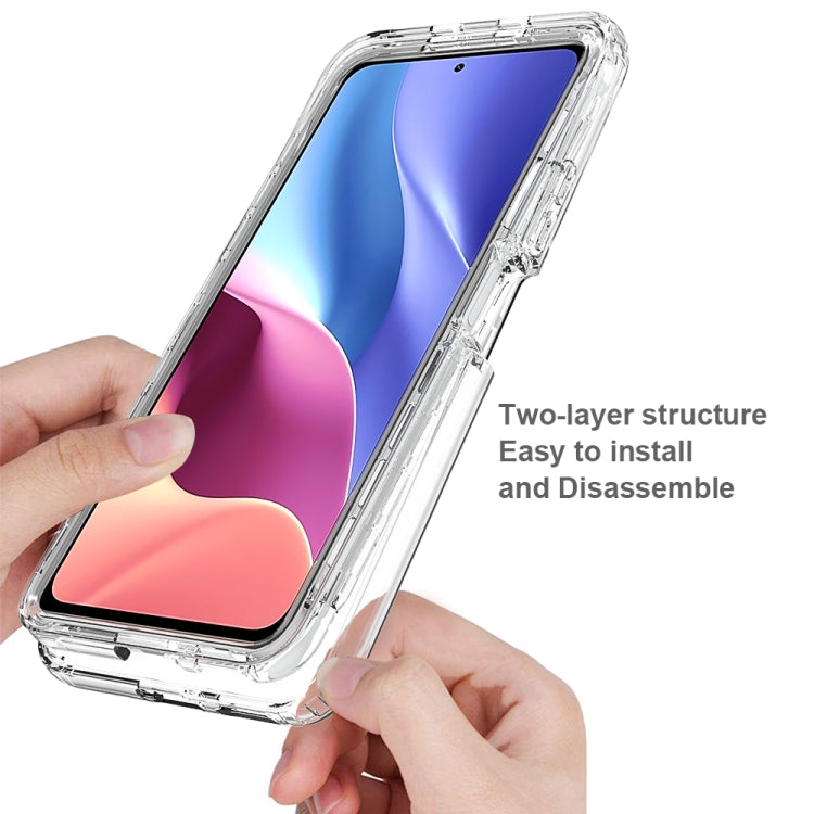 For Xiaomi Redmi K40 High Transparency Two-color Gradual Change PC+TPU Phone Case