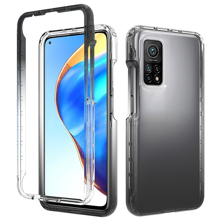 For Xiaomi Mi 10T 5G High Transparency Two-color Gradual Change PC+TPU Phone Case