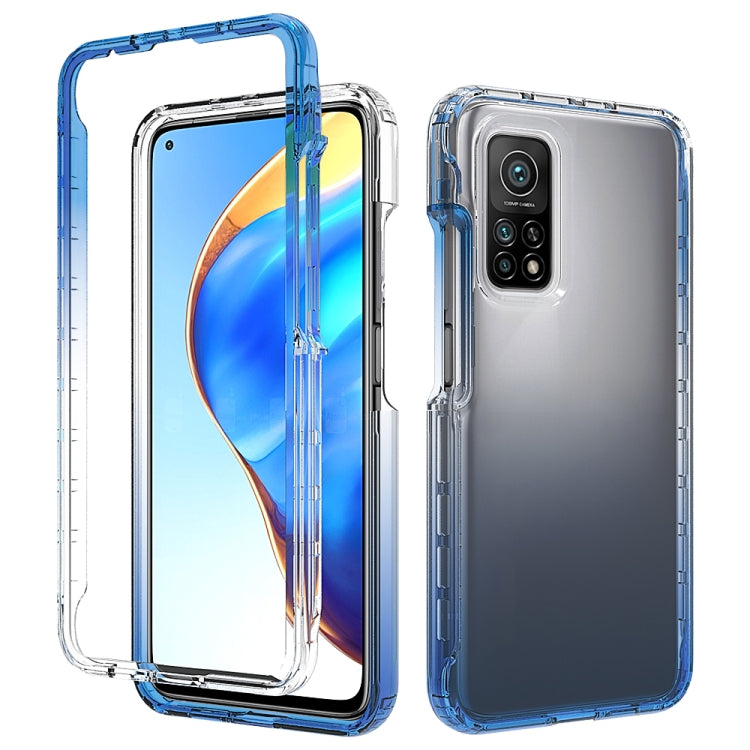 For Xiaomi Mi 10T 5G High Transparency Two-color Gradual Change PC+TPU Phone Case