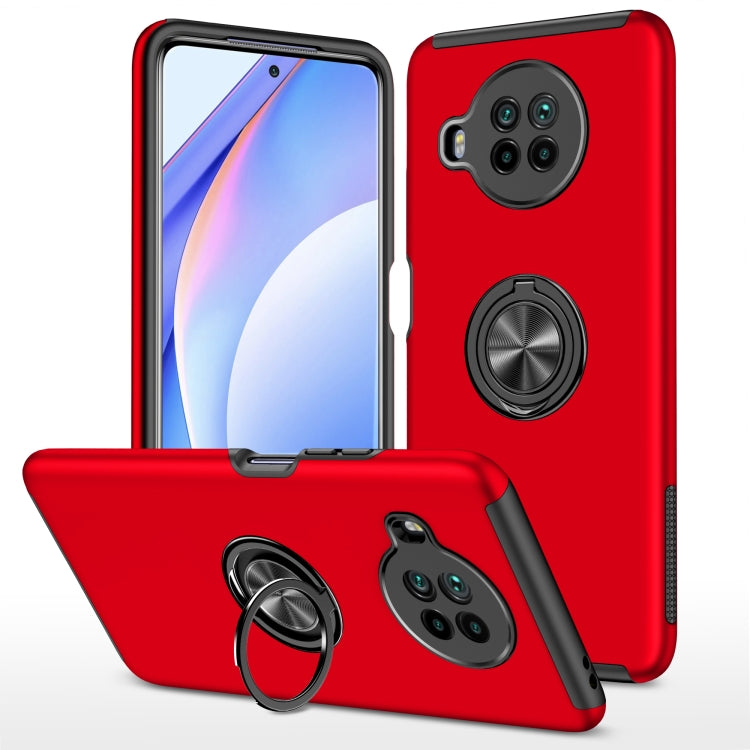 For Xiaomi Mi 10T Lite 5G PC + TPU Shockproof Magnetic Phone Case with Invisible Ring Holder
