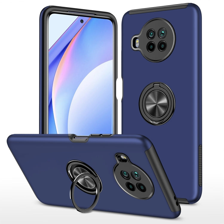 For Xiaomi Mi 10T Lite 5G PC + TPU Shockproof Magnetic Phone Case with Invisible Ring Holder