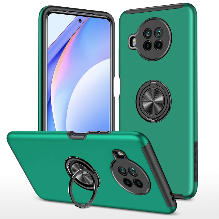 For Xiaomi Mi 10T Lite 5G PC + TPU Shockproof Magnetic Phone Case with Invisible Ring Holder