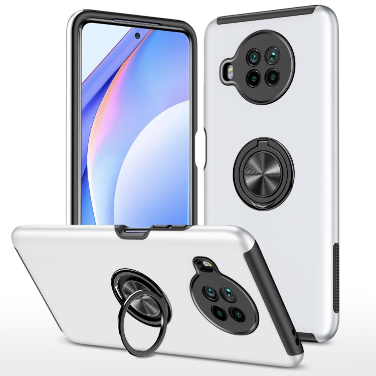 For Xiaomi Mi 10T Lite 5G PC + TPU Shockproof Magnetic Phone Case with Invisible Ring Holder