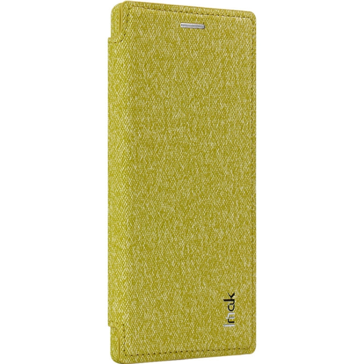 For Galaxy Note10 IMAK Removable Horizontal Flip Denim Canvas + PC + Magnetic Stripe Case with Card Slot