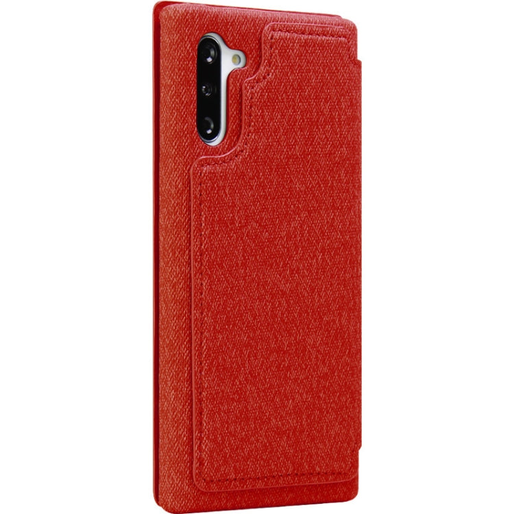 For Galaxy Note10 IMAK Removable Horizontal Flip Denim Canvas + PC + Magnetic Stripe Case with Card Slot