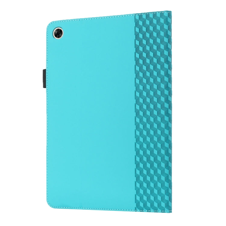 For OPPO Realme Pad Rhombus Skin Feel Horizontal Flip Tablet Leather Case with Card Slots & Holder