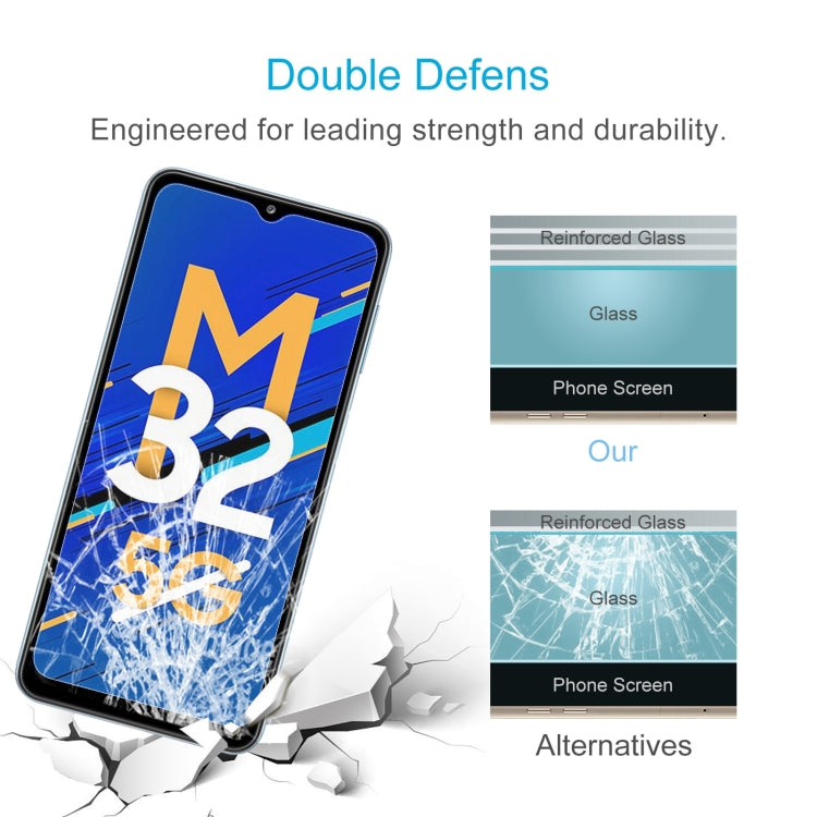 For Samsung Galaxy M32 5G 0.26mm 9H 2.5D Tempered Glass Film