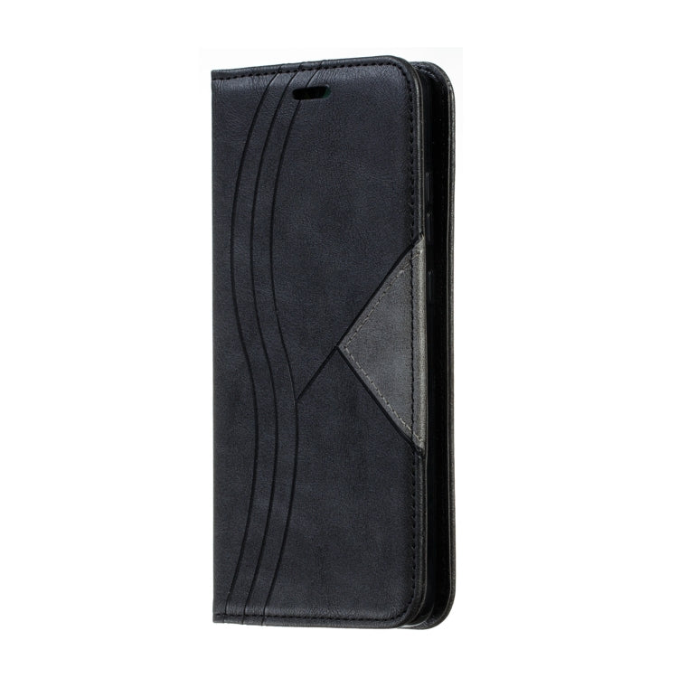 For Huawei Mate 20 Splicing Color Magnetic Hem Horizontal Flip Leather Case with Holder & Card Slots