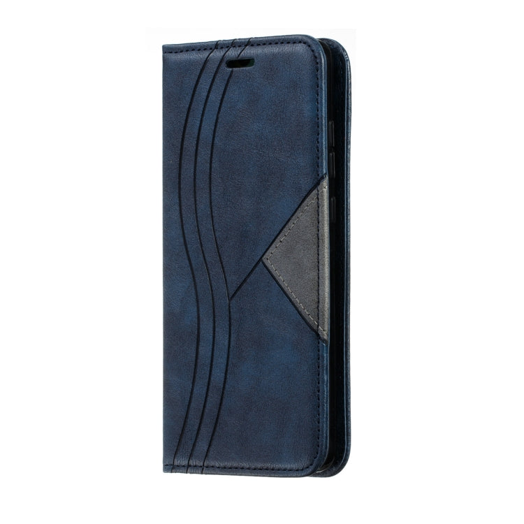 For Huawei Mate 20 Splicing Color Magnetic Hem Horizontal Flip Leather Case with Holder & Card Slots