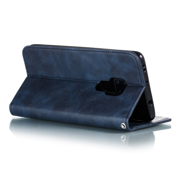 For Huawei Mate 20 Splicing Color Magnetic Hem Horizontal Flip Leather Case with Holder & Card Slots