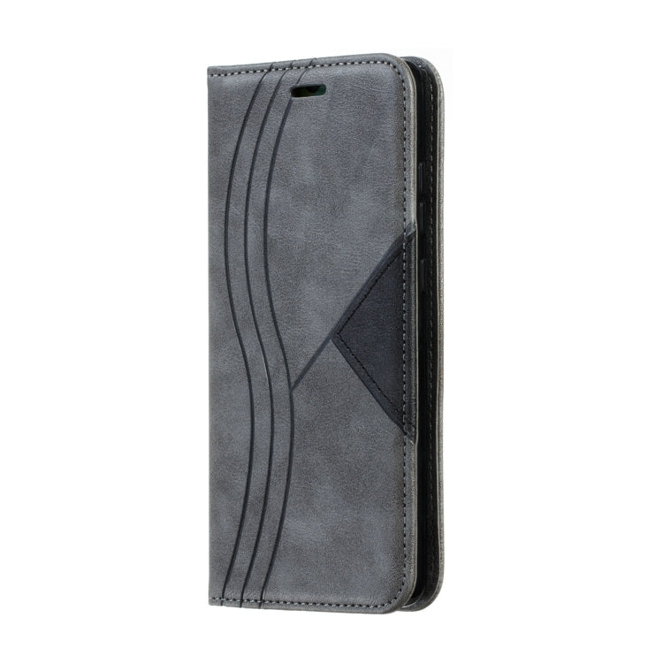 For Huawei Mate 20 Splicing Color Magnetic Hem Horizontal Flip Leather Case with Holder & Card Slots