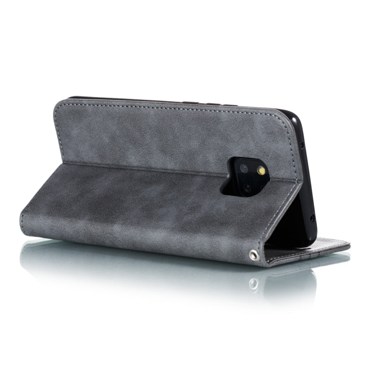 For Huawei Mate 20 Pro Splicing Color Magnetic Hem Horizontal Flip Leather Case with Holder & Card Slots