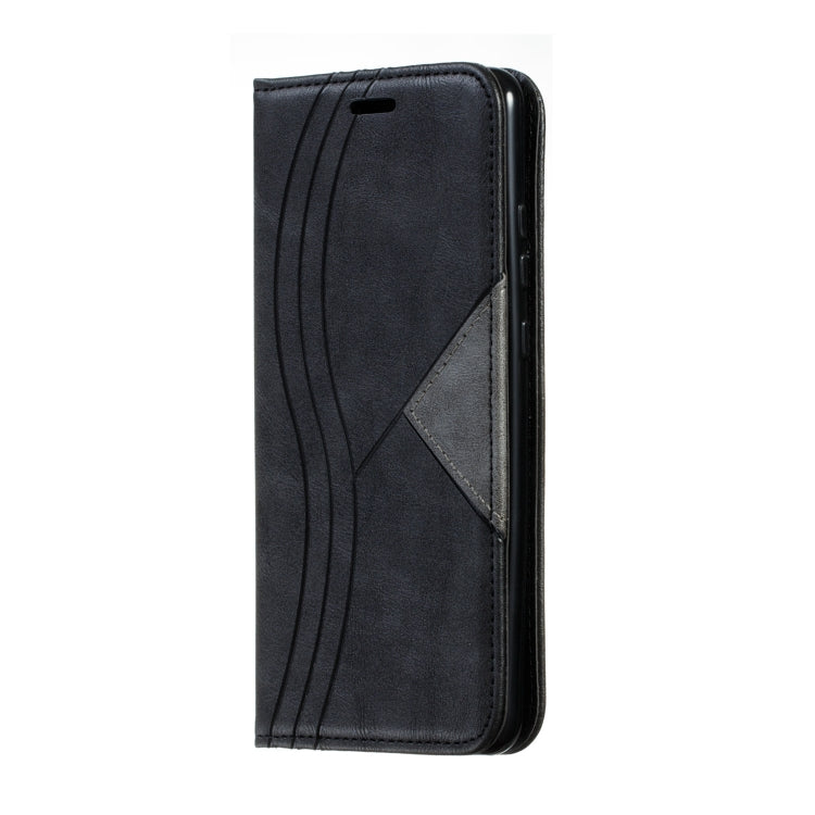 For Huawei Mate 30 Splicing Color Magnetic Hem Horizontal Flip Leather Case with Holder & Card Slots
