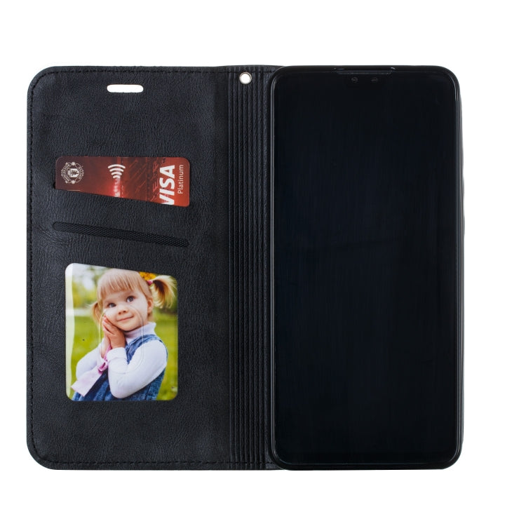 For Huawei Mate 30 Splicing Color Magnetic Hem Horizontal Flip Leather Case with Holder & Card Slots