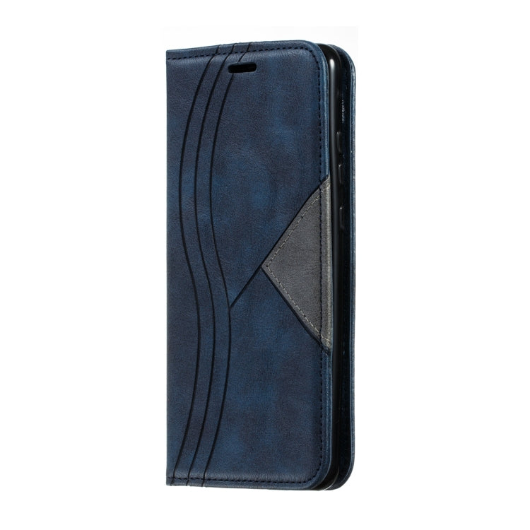 For Huawei Mate 30 Splicing Color Magnetic Hem Horizontal Flip Leather Case with Holder & Card Slots